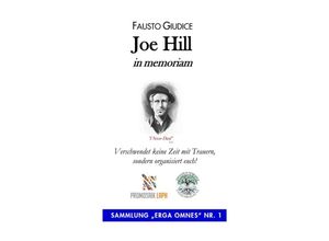 9783756511594 - Joe Hill in memoriam - Fausto Giudice Kartoniert (TB)