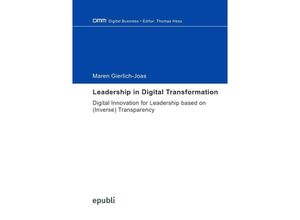 9783756515967 - Leadership in Digital Transformation - Maren Gierlich-Joas Kartoniert (TB)