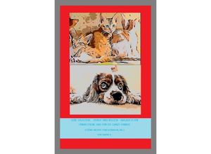 9783756522354 - Süße Haustiere - Hunde und Katzen - Malbuch für Erwachsene und für die ganze Familie - Simone H Kartoniert (TB)