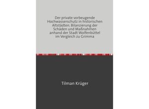 9783756523214 - Der private vorbeugende Hochwasserschutz in historischen Altstädten Bilanzierung der Schäden und Maßnahmen anhand der Stadt Wolfenbüttel im Vergleich zu Grimma - Tilman Krüger Kartoniert (TB)