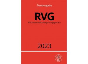 9783757533311 - Rechtsanwaltsvergütungsgesetz - RVG 2023 - Ronny Studier Kartoniert (TB)