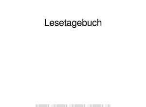 9783757533632 - Lesetagebuch - Alex Vogelsanger Kartoniert (TB)