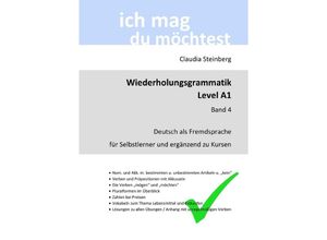 9783757555603 - DaF - Wiederholungsgrammatik A1 - Band 4 - Claudia Steinberg Kartoniert (TB)