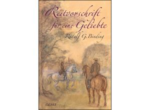 9783758202056 - Reitvorschrift für eine Geliebte - Rudolf Binding Gebunden