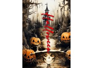 9783758403088 - Halloween Malbuch für Ewachsene - Monsoon Publishing Musterstück Grafik Kartoniert (TB)