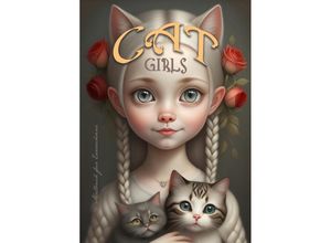 9783758406515 - Cat Girls Malbuch für Erwachsene - Musterstück Grafik Monsoon Publishing Kartoniert (TB)