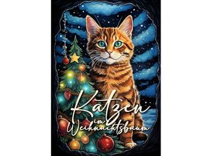 9783758408656 - Katzen im Weihnachtsbaum Malbuch für Erwachsene - Monsoon Publishing Musterstück Grafik Kartoniert (TB)