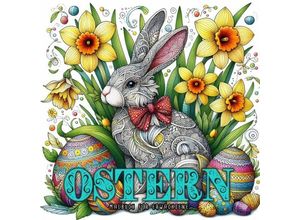 9783758488511 - Ostern Malbuch für Erwachsene - Monsoon Publishing Musterstück Grafik Kartoniert (TB)