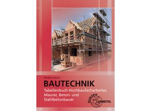 9783758543234 - Tabellenbuch Hochbaufacharbeiter Maurer Beton- und Stahlbetonbauer - Peter Peschel Horst Mentlein Gebunden