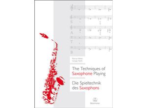 9783761821145 - Die Spieltechnik des Saxophons   The Techniques of Saxophone Playing - Marcus Weiß Giorgio Netti Kartoniert (TB)