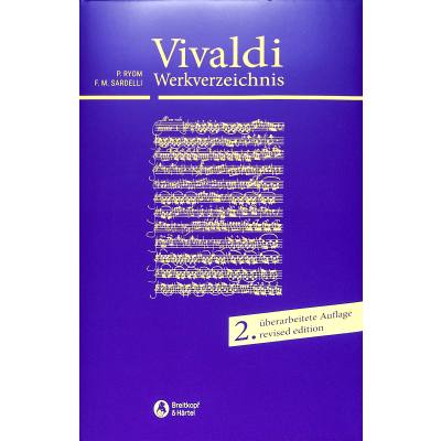 9783765103728 - Vivaldi Werkverzeichnis