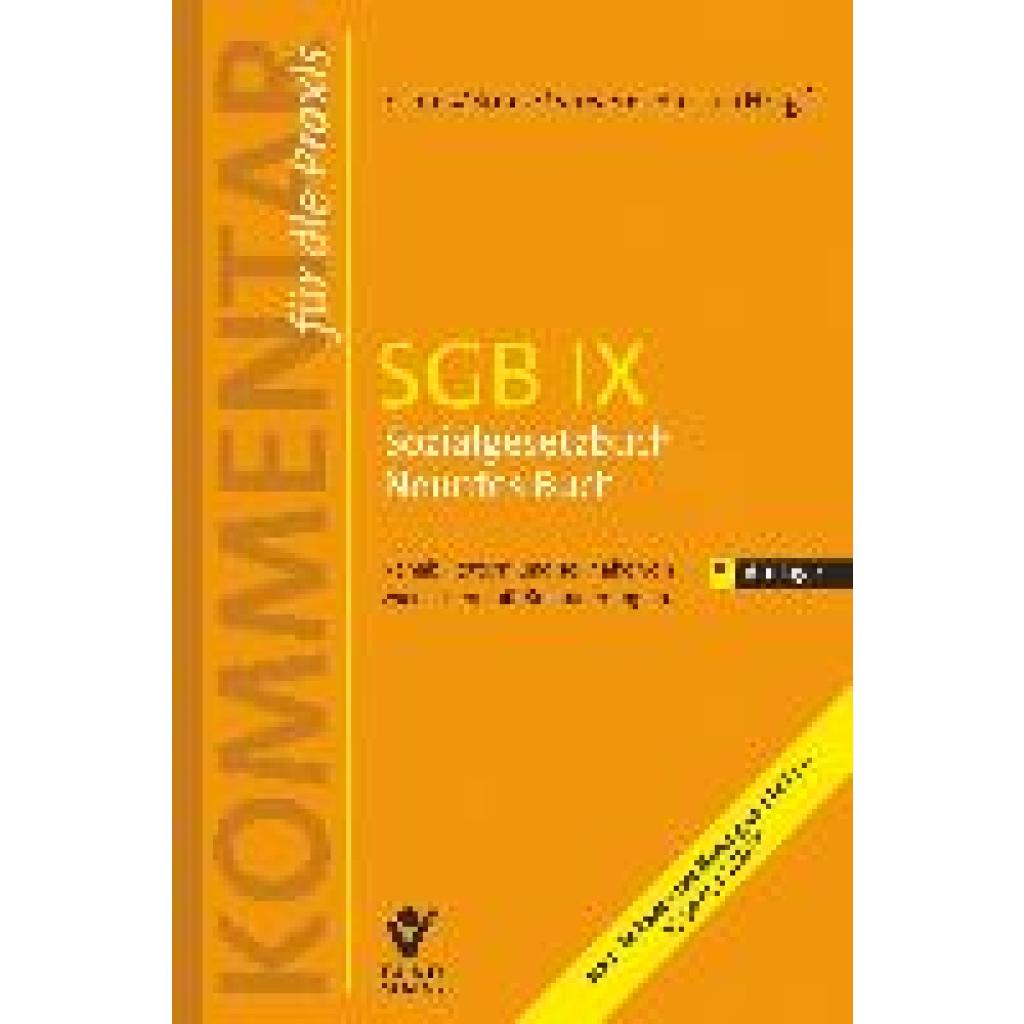 9783766372024 - SGB IX Sozialgesetzbuch Neuntes Buch