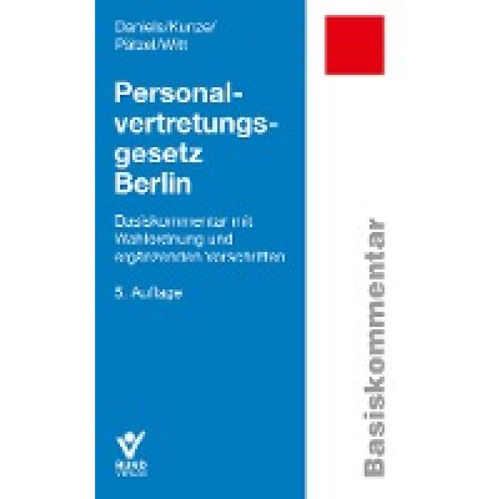 9783766372130 - Daniels Wolfgang Personalvertretungsgesetz Berlin