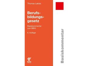 9783766373021 - Berufsbildungsgesetz - Thomas Lakies Gebunden