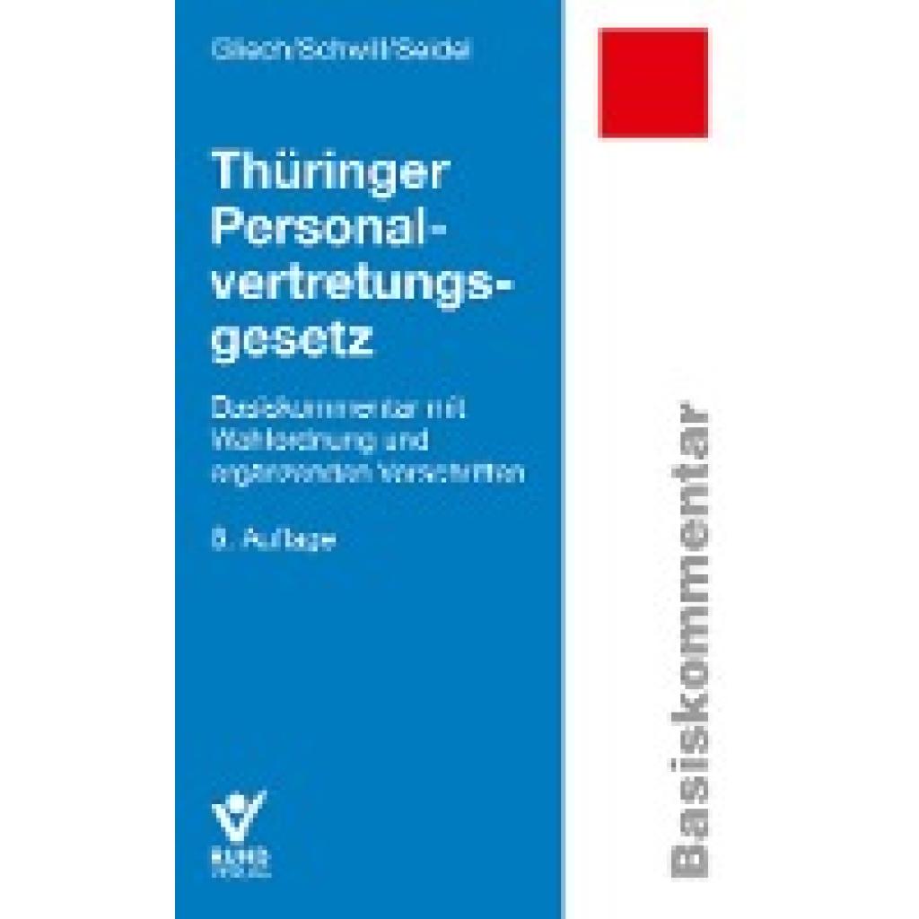 9783766373106 - Gliech Susanne Thüringer Personalvertretungsgesetz