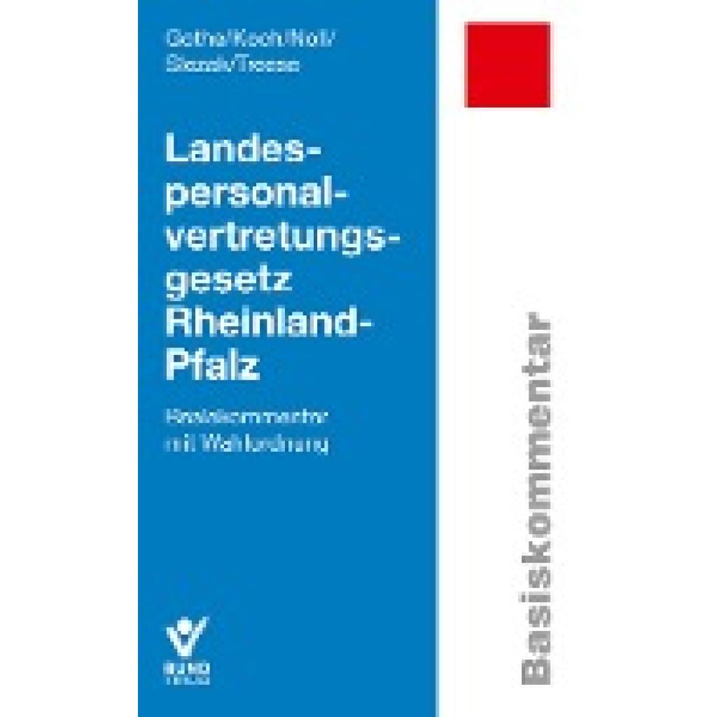 9783766373205 - Gothe Christine Landespersonalvertretungsgesetz Rheinland-Pfalz