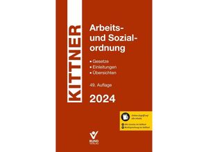 9783766373779 - Arbeits- und Sozialordnung - Kittner Gebunden