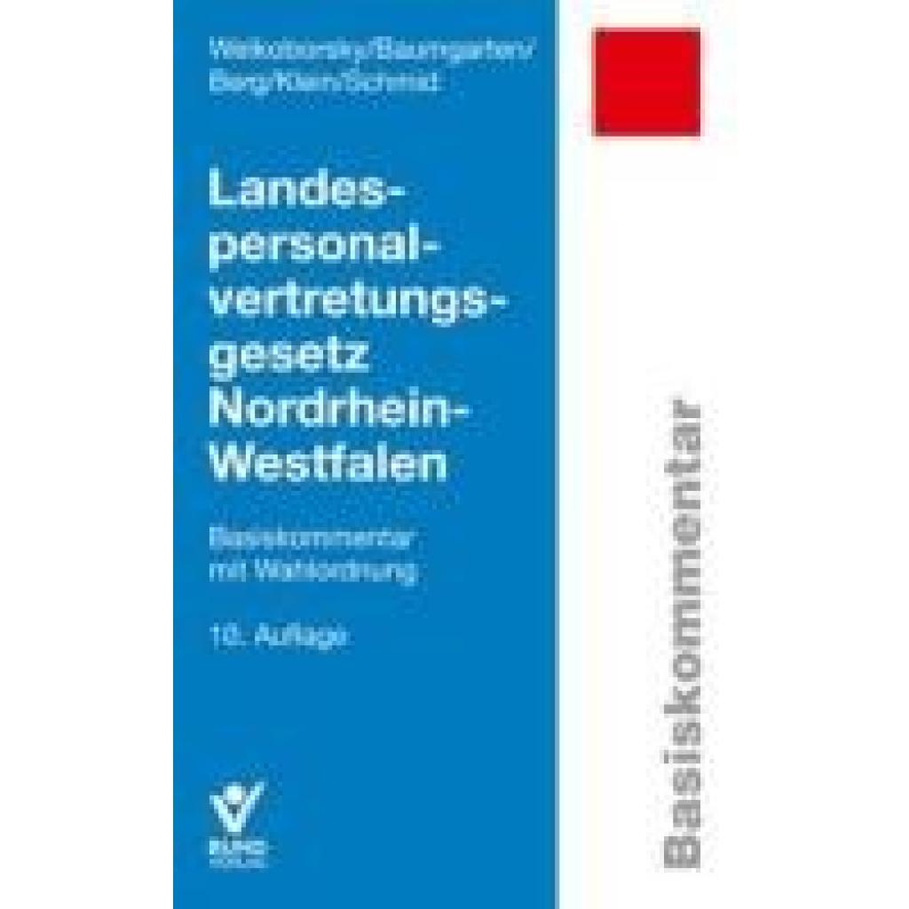 9783766373953 - Welkoborsky Horst Landespersonalvertretungsgesetz Nordrhein-Westfalen