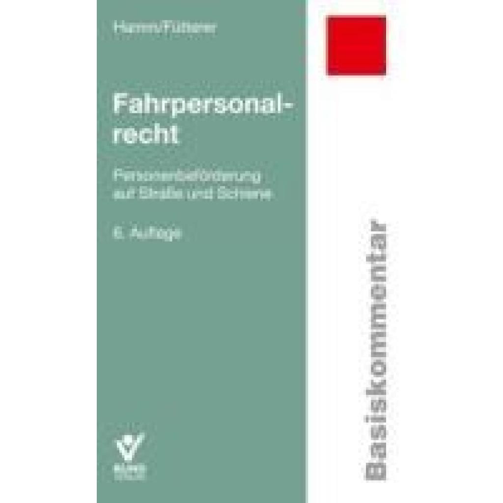 9783766374059 - Hamm Ingo Fahrpersonalrecht