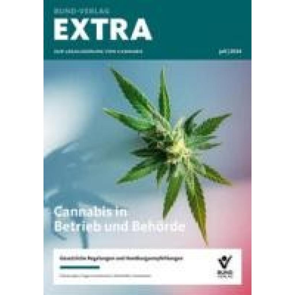 9783766374691 - Hoffmann Jörg EXTRA zur Legalisierung von Cannabis