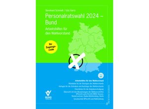 9783766385703 - Personalratswahl 2024 - Bund - Bernhard Schmidt Udo Kertz Loseblatt