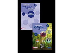 9783766844767 - Kombi-Paket Kursbuch Religion Elementar 8 - Ausgabe 2017 für Bayern Schulbuch 8 und Lehrermaterial 8 Kartoniert (TB)