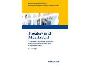 9783768506069 - Theater- und Musikrecht Kartoniert (TB)