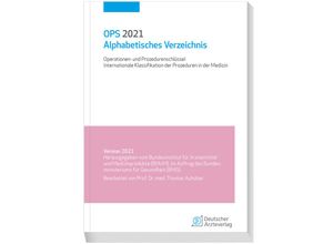 9783769137255 - OPS 2021 Alphabetisches Verzeichnis Kartoniert (TB)