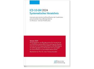 9783769138207 - ICD-10-GM 2024 Systematisches Verzeichnis Kartoniert (TB)