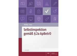 9783769277210 - Selbstinspektion gemäß 2a ApBetrO - Mitra Bettina Mielke Monika Paul Kartoniert (TB)