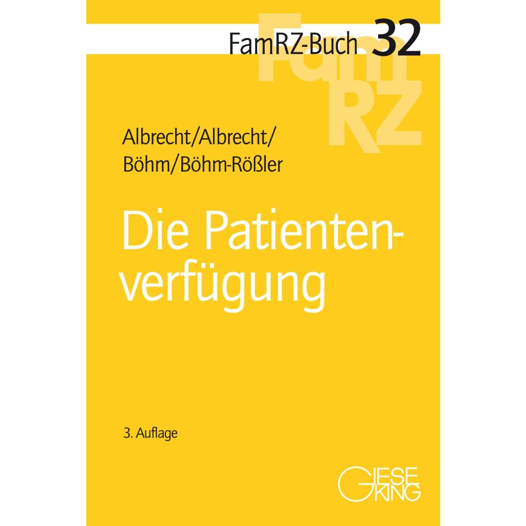 9783769413083 - Albrecht Andreas Die Patientenverfügung