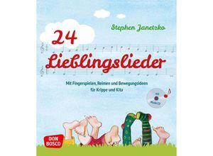 9783769822052 - 24 Lieblingslieder mit Audio-CD - Stephen Janetzko Gebunden