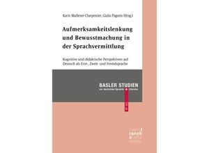 9783772086878 - Aufmerksamkeitslenkung und Bewusstmachung in der Sprachvermittlung Kartoniert (TB)