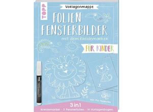 9783772474965 - Vorlagenmappe Folien-Fensterbilder mit dem Kreidemarker für Kinder - Pia Pedevilla Taschenbuch