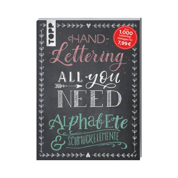 9783772483752 - Buch Handlettering All You Need – Die schönsten Alphabete und Schmuckelemente