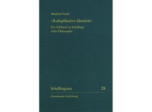 9783772828416 - »Reduplikative Identität« - Manfred Frank Kartoniert (TB)