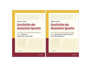 9783777627755 - Geschichte der deutschen Sprache Teil 1 und 2 Geschichte der deutschen Sprache 2 Teile Kartoniert (TB)