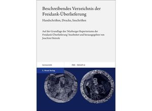 9783777631639 - Beschreibendes Verzeichnis der Freidank-Überlieferung Gebunden