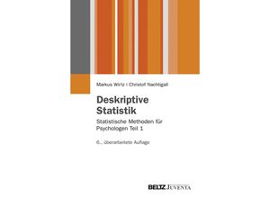 9783779922520 - Deskriptive Statistik - Markus Wirtz Christof Nachtigall Kartoniert (TB)