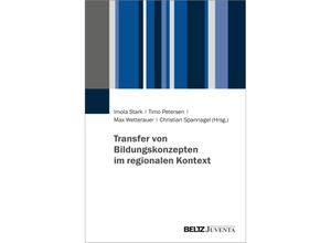 9783779972907 - Transfer von Bildungskonzepten im regionalen Kontext Gebunden