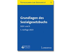 9783784136431 - Grundlagen des Sozialgesetzbuchs SGB I und X Kartoniert (TB)