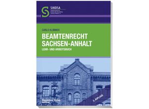 9783786914365 - Schriftenreihe SIKOSA   Beamtenrecht Sachsen-Anhalt - Carlo Klimmek Kartoniert (TB)