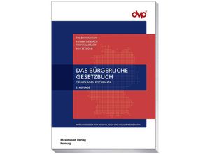 9783786914884 - Das Bürgerliche Gesetzbuch - Tim Brockmann Yasmin Gerlach Michael Jesser Jan Seybold Kartoniert (TB)