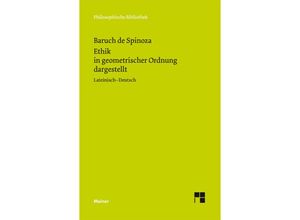 9783787327959 - Sämtliche Werke 2 Ethik in geometrischer Ordnung dargestellt - Benedictus (Baruch) de Spinoza Kartoniert (TB)