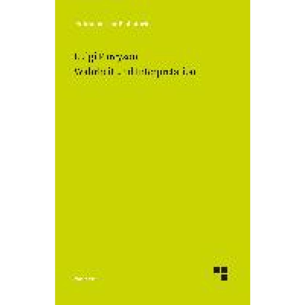 9783787342372 - Pareyson Luigi Wahrheit und Interpretation