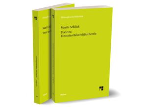 9783787344420 - Texte zu Einsteins Relativitätstheorie  Texte zur Quantentheorie m 2 Buch - Moritz Schlick Kartoniert (TB)