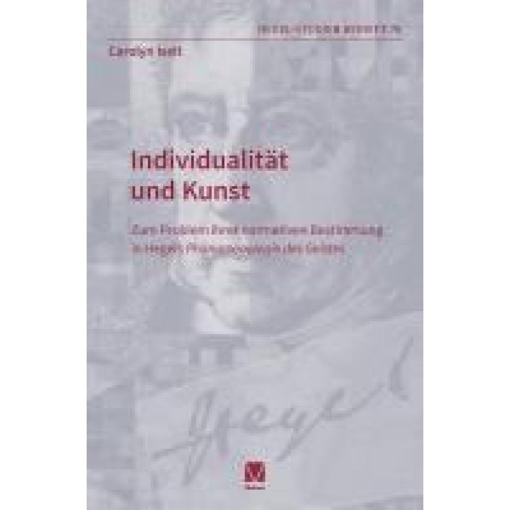 9783787345021 - Iselt Carolyn Individualität und Kunst