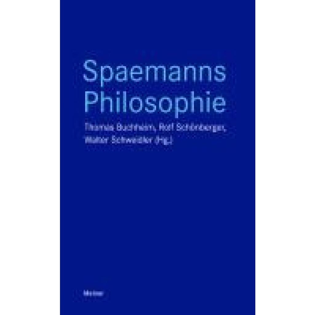 9783787345847 - Spaemanns Philosophie