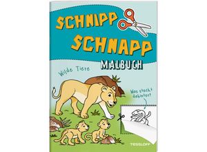 9783788645410 - Schnipp Schnapp Malbuch Wilde Tiere Was steckt dahinter? Geheftet