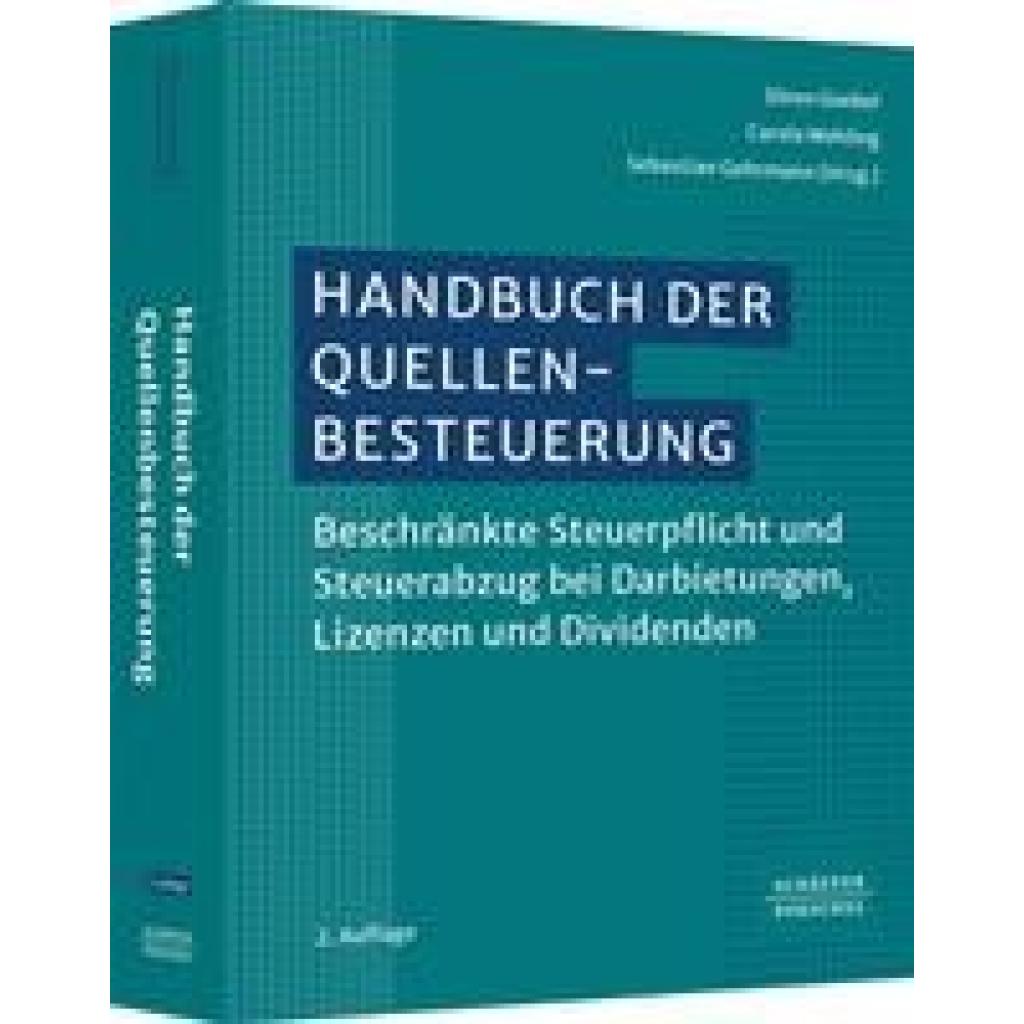 9783791054247 - Gehrmann Sebastian Handbuch der Quellenbesteuerung